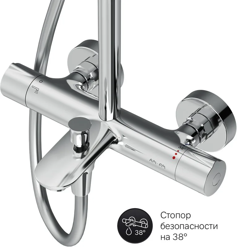 Душевая стойка AM.PM Gem F0790510 Sancos — официальный сайт