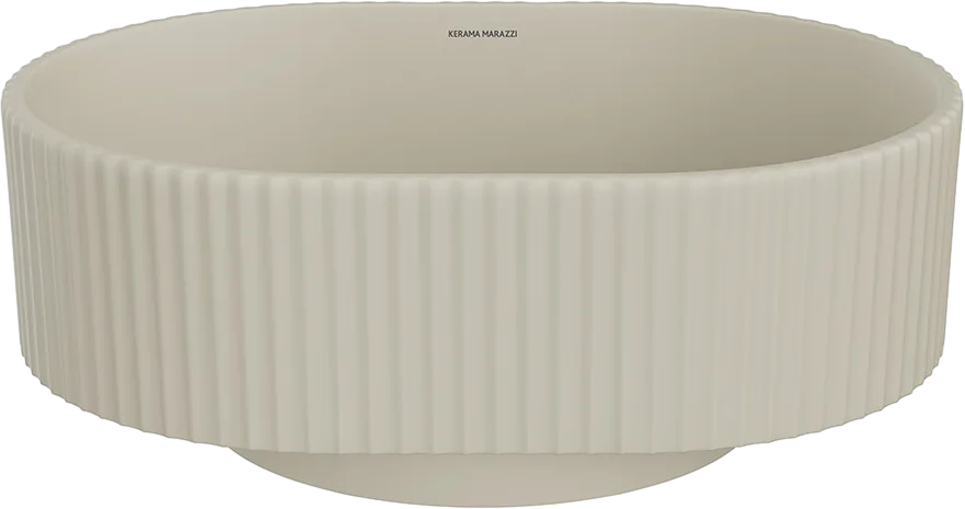 Накладная раковина KERAMA MARAZZI Vento 50 песочная матовая Sancos — официальный сайт