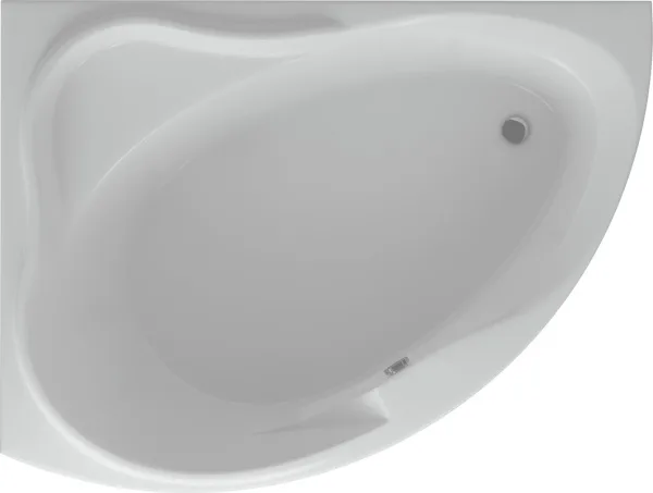 Акриловая ванна AQUATEK Альтаир ALT160-0000067 L 160x120 см, угловая, левая, пристенная, белая