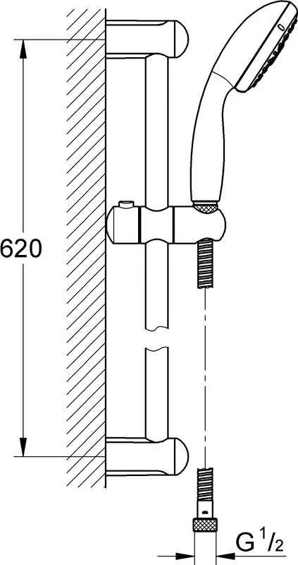Душевой гарнитур Grohe Tempesta New 27795001 Sancos — официальный сайт