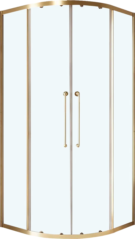 Душевой уголок Cezares Relax RELAX-304-R-2-90-C-BORO 90x90, профиль брашированное золото Sancos — официальный сайт