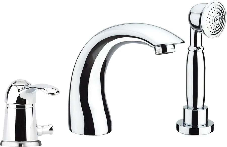 Смеситель на борт ванны Webert Aurora Aurora AU850701015, хром Sancos — официальный сайт
