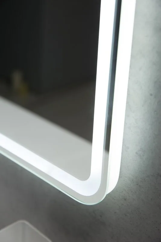 Зеркало BelBagno Marino SPC-MAR-600-800-LED-TCH-SND с голосовым управлением и подогревом Sancos — официальный сайт