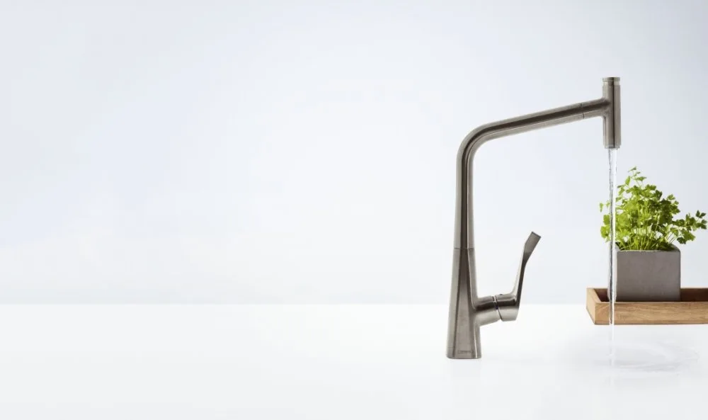 Смеситель для кухни Hansgrohe Metris Select 14884800 Sancos — официальный сайт
