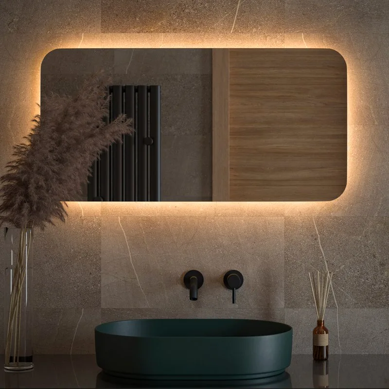Зеркало Defesto Opti DF2815 50х100 с LED-подсветкой, 3000К