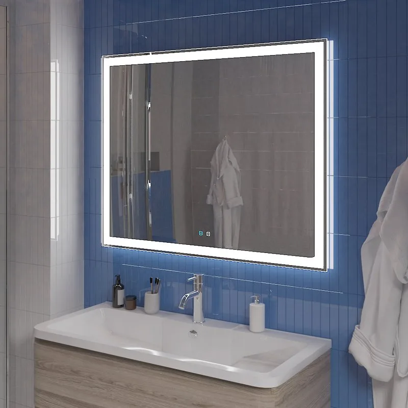 Зеркало BelBagno SPC-GRT-1000-800-LED-TCH-SND с голосовым управлением и подогревом Sancos — официальный сайт