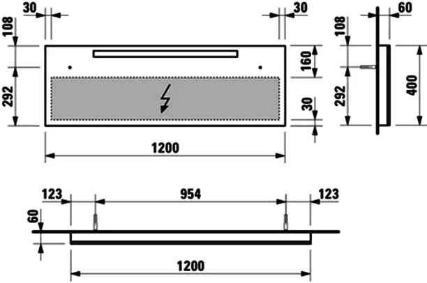 Зеркало Laufen Alessi one 120x40 с подсветкой Sancos — официальный сайт