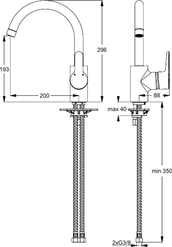 Смеситель для кухни Ideal Standard Connect blue Connect Blue B9932AA Sancos — официальный сайт