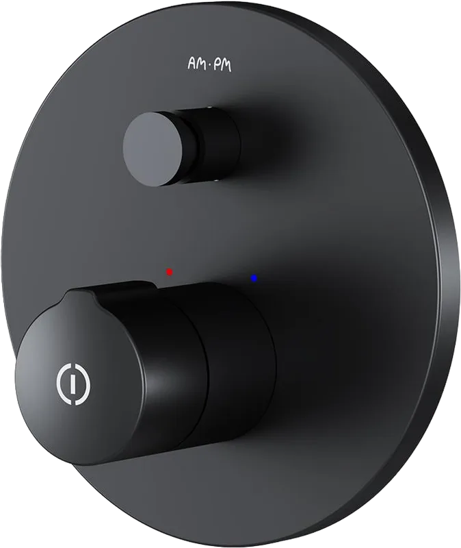 Встраиваемый смеситель AM.PM X-Joy F85A45722 черный, С ВНУТРЕННЕЙ ЧАСТЬЮ Sancos — официальный сайт
