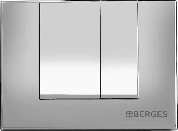 Кнопка смыва Berges Novum S3 хром, глянец Sancos — официальный сайт