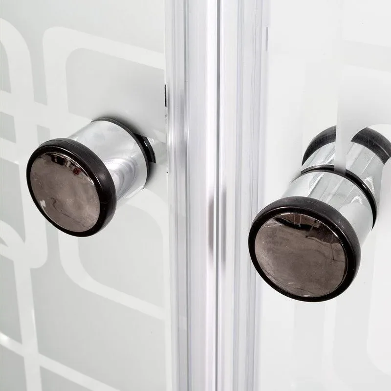 Душевая кабина DTO EM2712LN LED (120х80х208), средний поддон (27 см), профиль хром, стекло матовое с Sancos — официальный сайт