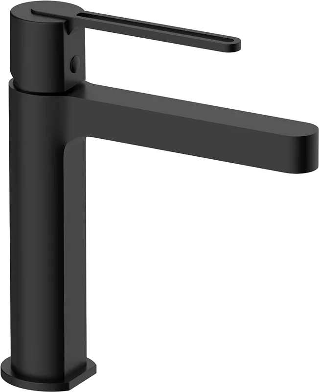 Смеситель для раковины Vincea Rondo VBF-1R1MB черный Sancos — официальный сайт