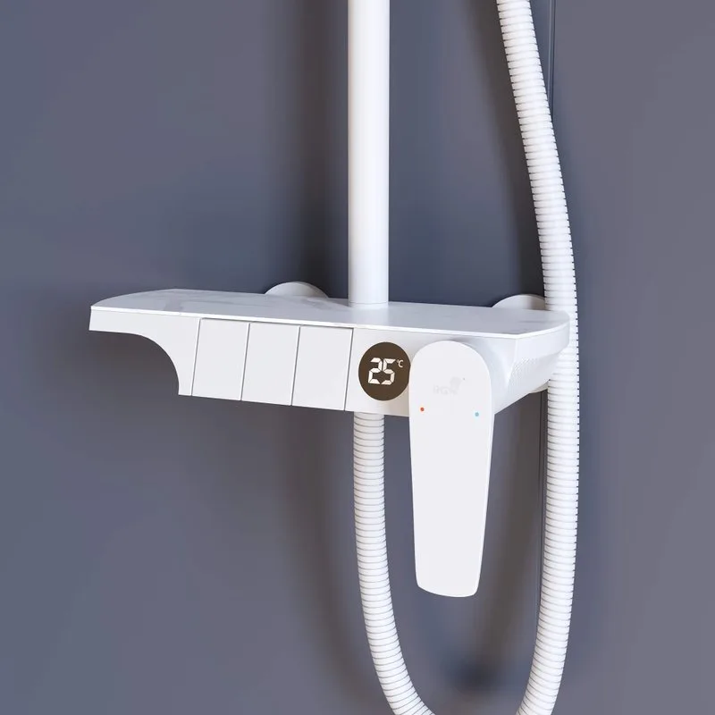 Душевая стойка RGW Shower Panels SP-33W, матовый белый Sancos — официальный сайт
