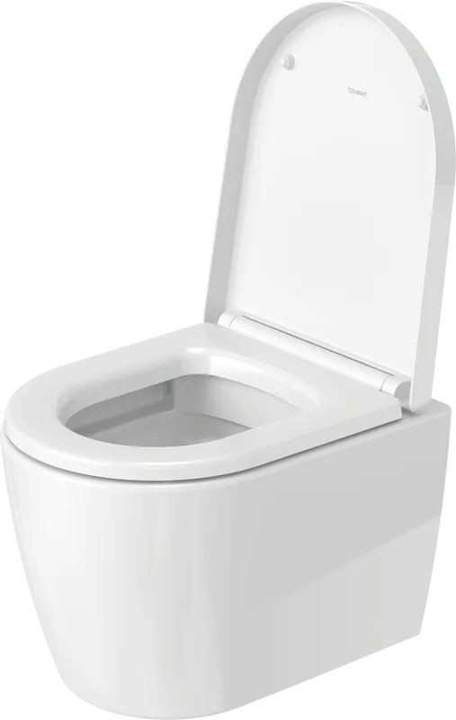 Крышка-сиденье Duravit ME by Starck 0020190000 с микролифтом, петли хром Sancos — официальный сайт