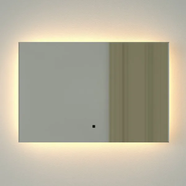 Зеркало Defesto Glow DF 2512RH 60х40 с LED-подсветкой, 3000 K, инфракрасный выключатель