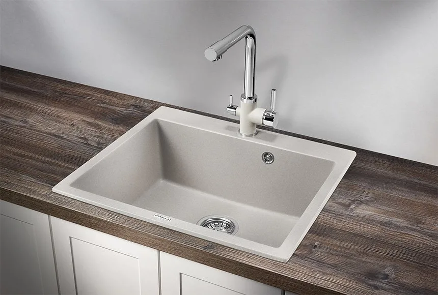 Мойка кухонная Granula 6001, базальт Sancos — официальный сайт