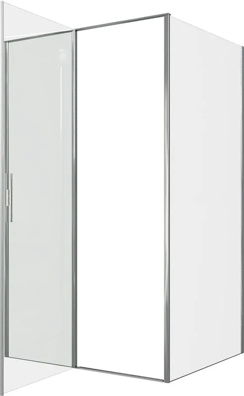 Душевой уголок Allen Brau Priority 120x80, профиль хром, стекло прозрачное Sancos — официальный сайт