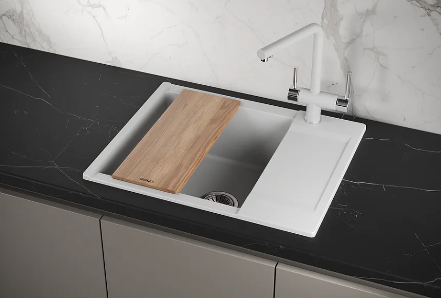 Мойка кухонная Granula Estetica 6202, арктик Sancos — официальный сайт