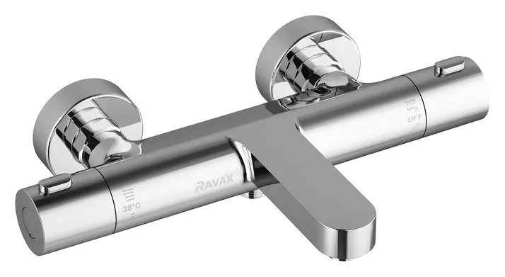Термостатический смеситель Ravak Termo 300 TE 023.00/150, для ванны с душем Sancos — официальный сайт