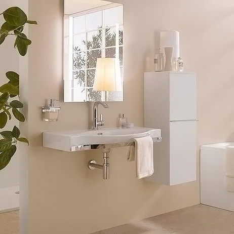 Раковина Laufen Palace 8.1270.2.000.104.1 с полотенцедержателем Sancos — официальный сайт