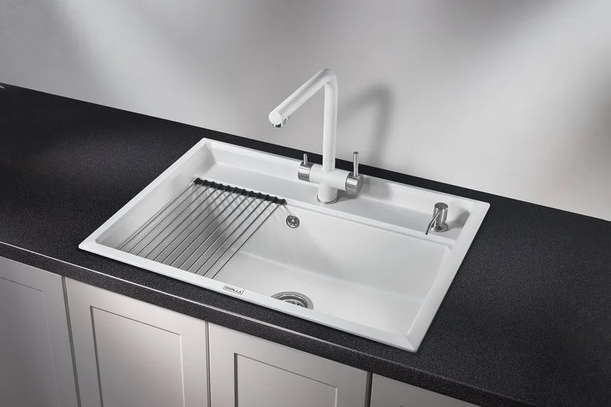 Мойка кухонная Granula Kitchen Space 7301, арктик Sancos — официальный сайт