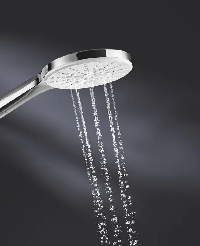 Душевая лейка Grohe Rainshower SmartActive 26574LS0 белая луна Sancos — официальный сайт