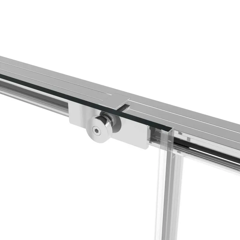 Душевая дверь в нишу Vincea Slim Soft VDS-1SS120CLBN 120 см, профиль брашированный никель, стекло пр Sancos — официальный сайт