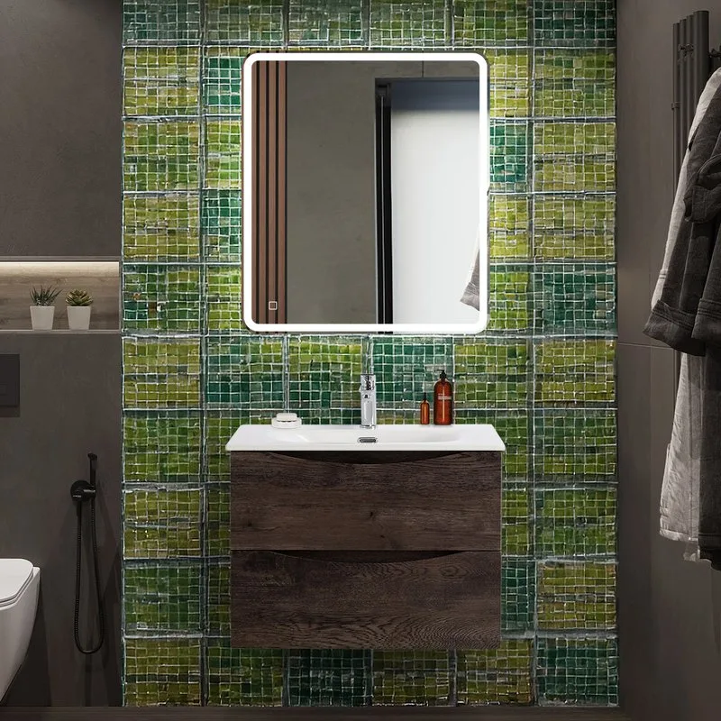 Тумба под раковину без столешницы BelBagno Marino-cer-n 70 подвесная, rovere nature grigio Sancos — официальный сайт