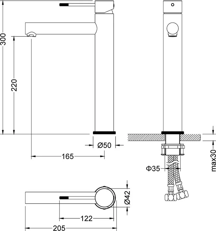 Смеситель для раковины Timo Saona 2311/17F золото Sancos — официальный сайт