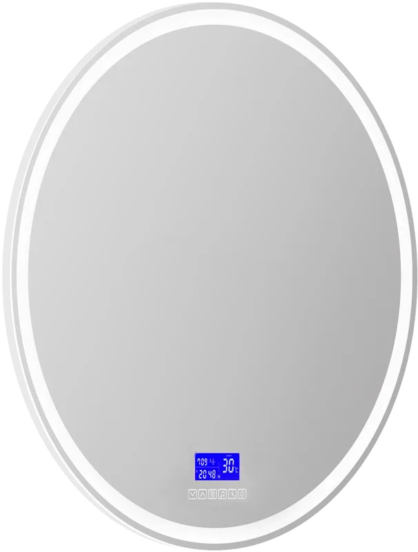 Зеркало круглое BelBagno SPC-RNG-800-LED-TCH-RAD с bluetooth, термометром и радио Sancos — официальный сайт