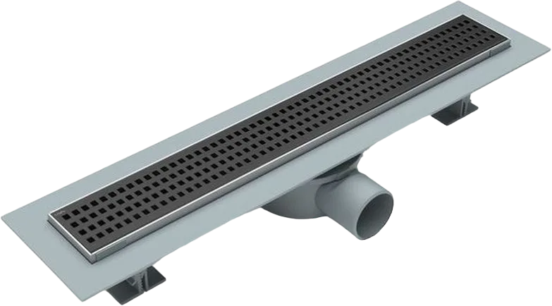 Душевой трап (лоток) Esbano Eco Nice 70 cм, матовый черный Sancos — официальный сайт
