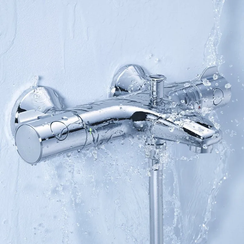 Термостатический смеситель Grohe Grohtherm 800 34567000, + средство для металлических поверхностей G Sancos — официальный сайт
