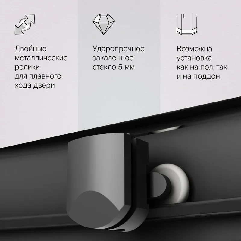 Душевой уголок AM.PM Gem W90G-401-100BT 100x100 Sancos — официальный сайт