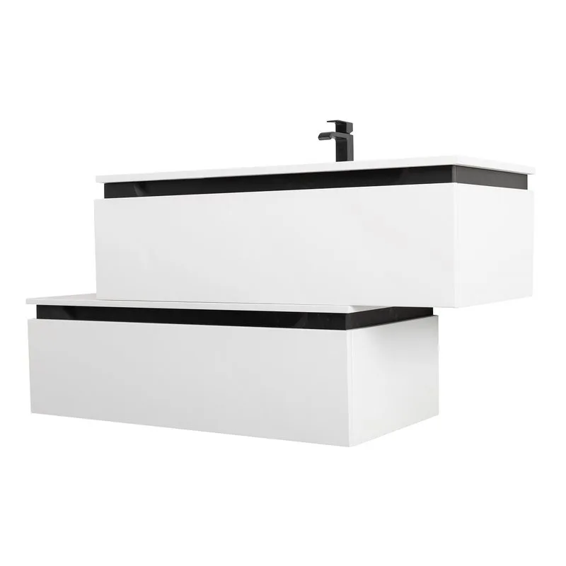 Тумба Cezares Slider 100 1 ящик, Bianco Opaco Sancos — официальный сайт