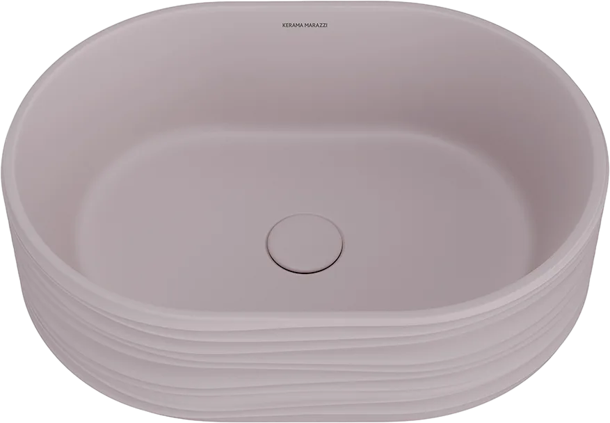 Накладная раковина KERAMA MARAZZI Sabbia 50 мальва матовая Sancos — официальный сайт