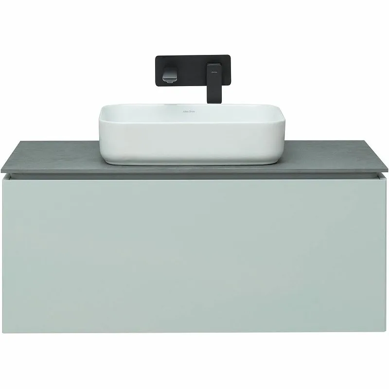 Тумба под раковину без столешницы Allen Brau Infinity 100 1+1, подвесная, папирус матовый Sancos — официальный сайт