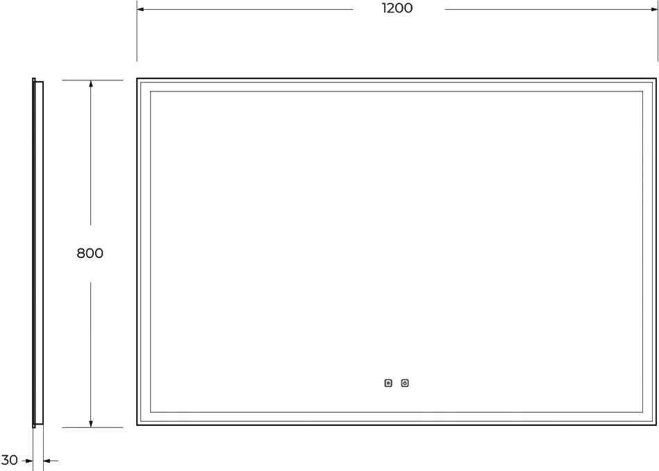 Зеркало BelBagno SPC-GRT-1200-800-LED-TCH-SND с голосовым управлением и подогревом Sancos — официальный сайт