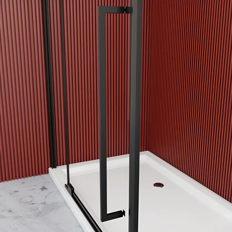 Душевой уголок, душевое ограждение Esbano Art ESA-108PS-B 100х80 см с распашной дверью, прямоугольны Sancos — официальный сайт