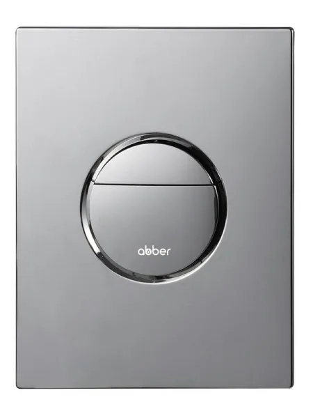 Кнопка смыва для инсталляции Abber AC0126 АБС-пластик, цвет глянцевый хром