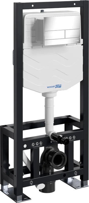 Система инсталляции для унитазов Wasserkraft Dill 61TLT.010.ME.CH04, с кнопкой смыва хром Sancos — официальный сайт