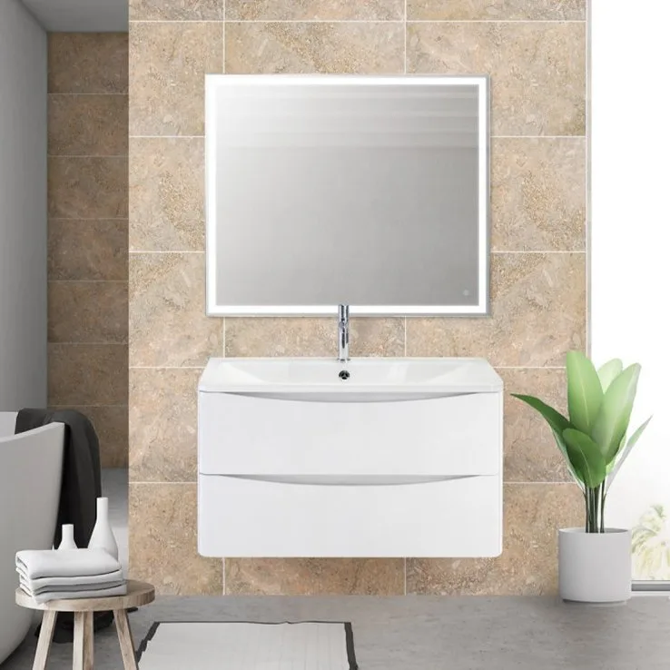 Тумба под раковину без столешницы BelBagno Acqua 90 подвесная, bianco lucido Sancos — официальный сайт