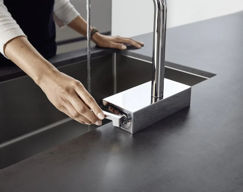 Смеситель для кухни Hansgrohe Aquno Select M81 Aquno Select M81 73830000 хром Sancos — официальный сайт