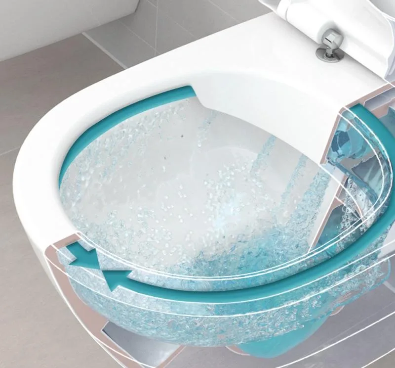 Чаша для унитаза подвесного Villeroy & Boch Antheus 4608R0RW stone white Sancos — официальный сайт