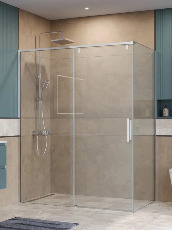 Душевой уголок BelBagno Soft Close-1 AH-1-150/90-C-Cr профиль хром Sancos — официальный сайт