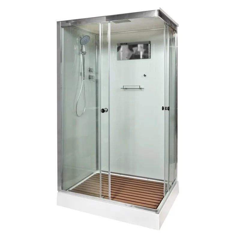 Душевая кабина DTO K402S 120х90, профиль хром, стекло прозрачное Sancos — официальный сайт