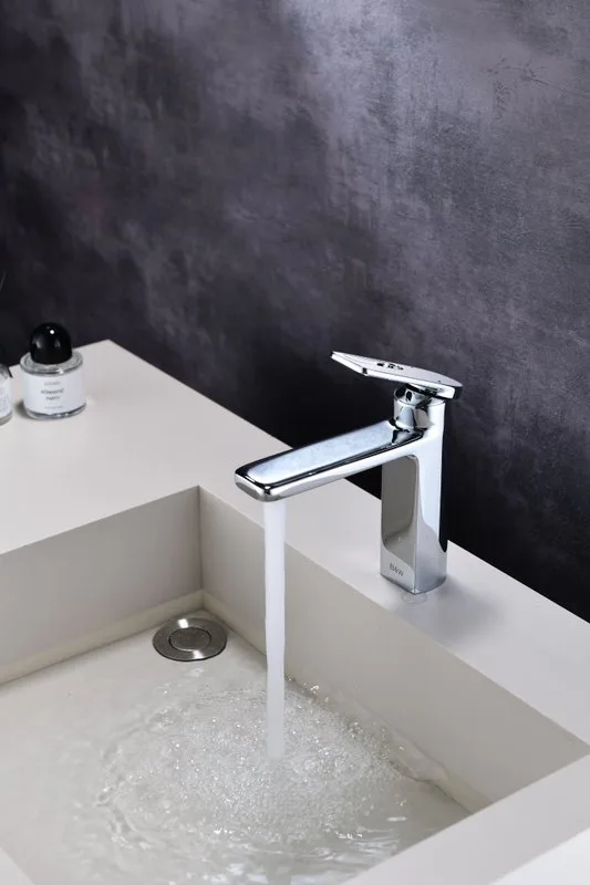 Смеситель для раковины Black&White Gravity 7103С chrome Sancos — официальный сайт
