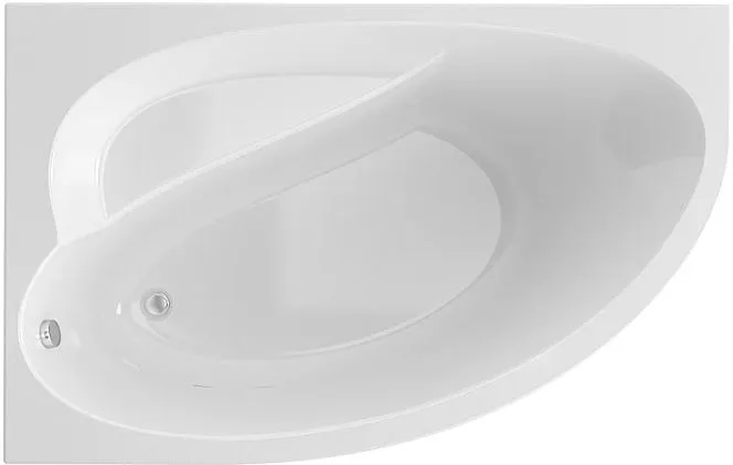 Акриловая ванна Timo Iva 1610 L без опоры 160x100 см, угловая, левая, пристенная, белая Sancos — официальный сайт