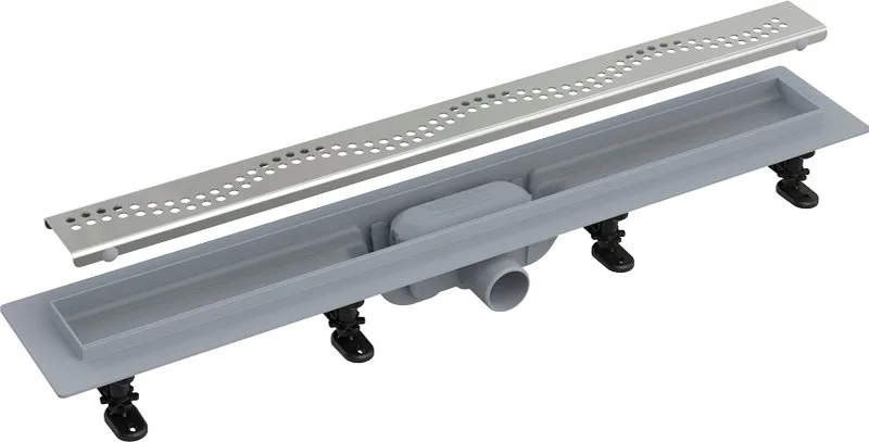 Душевой трап (лоток) AlcaPlast APZ8-Simple 650M с решеткой и опорами Sancos — официальный сайт