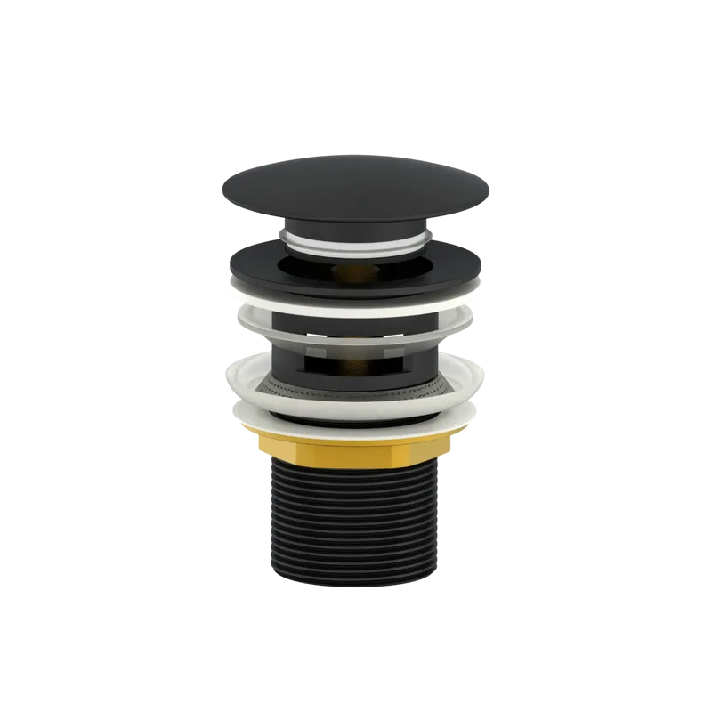 Донный клапан для раковины Wonzon & Woghand WW-88SS01-MB черный матовый Sancos — официальный сайт