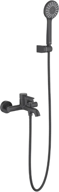 Смеситель для ванны с душем AQUATEK Европа AQ1349MB, матовый черный Sancos — официальный сайт
